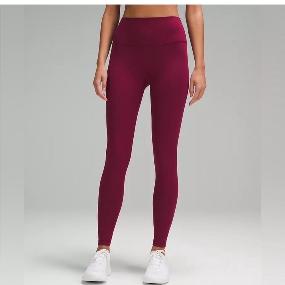 Lululemon womens wunder train leggings size 10 Deep Lux color like new